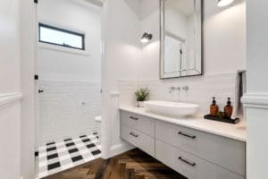powder room & toilet new build taylord