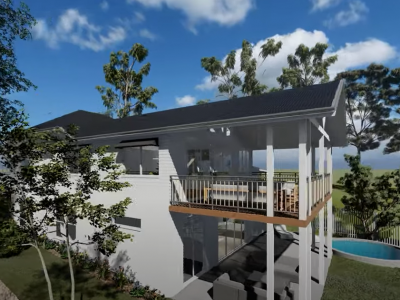 3D visualisation exterior residence taylor'd